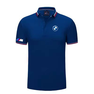 Polo BMW M Power Séchage Rapide pour Homme T-Shirts de Golf légers Hauts à Manches Courtes